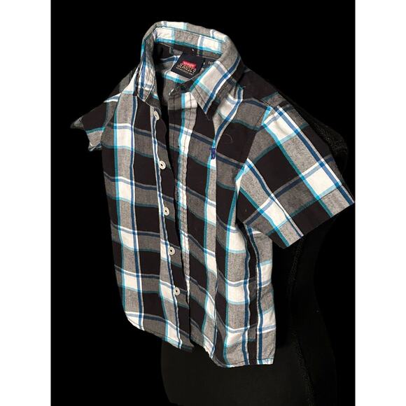 Wrangler Jeans Co Toddlers Size 3T Boys Button Down Long Sleeve Shirt - Picture 3 of 5